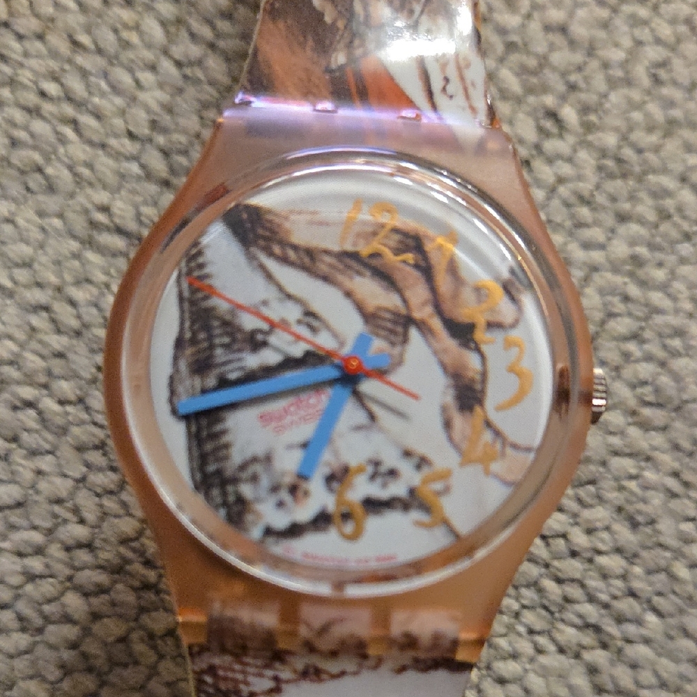 *MINT VINTAGE* 1993 Swatch Originals MASQUERADE GP105 Collectors Watch *RARE*